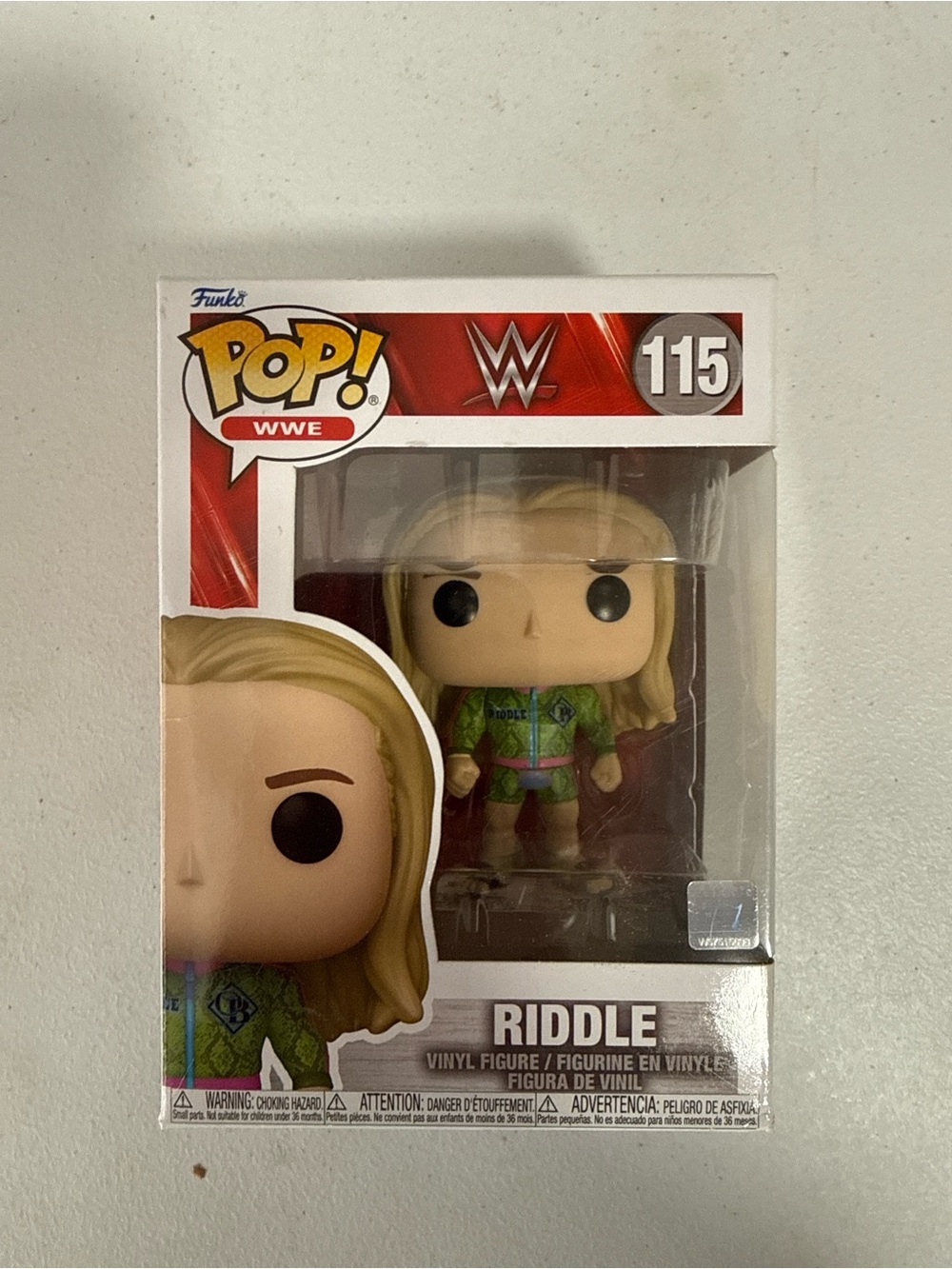WWE Funko Pop! Riddle in Bright Green Outfit